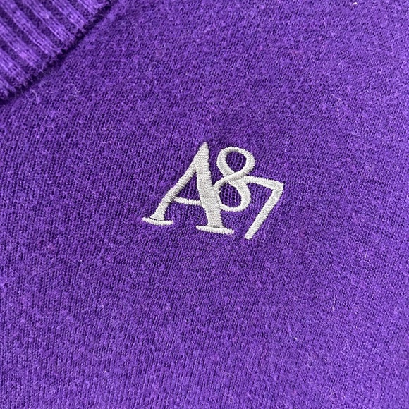 Aeropostale Y2K Size S Deep V-Neck Sweater Top Collegiate Academia 90's Slim Fit - Picture 4 of 9